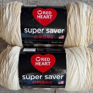 Red Heart super saver
Size:10 oz each
Color: sand